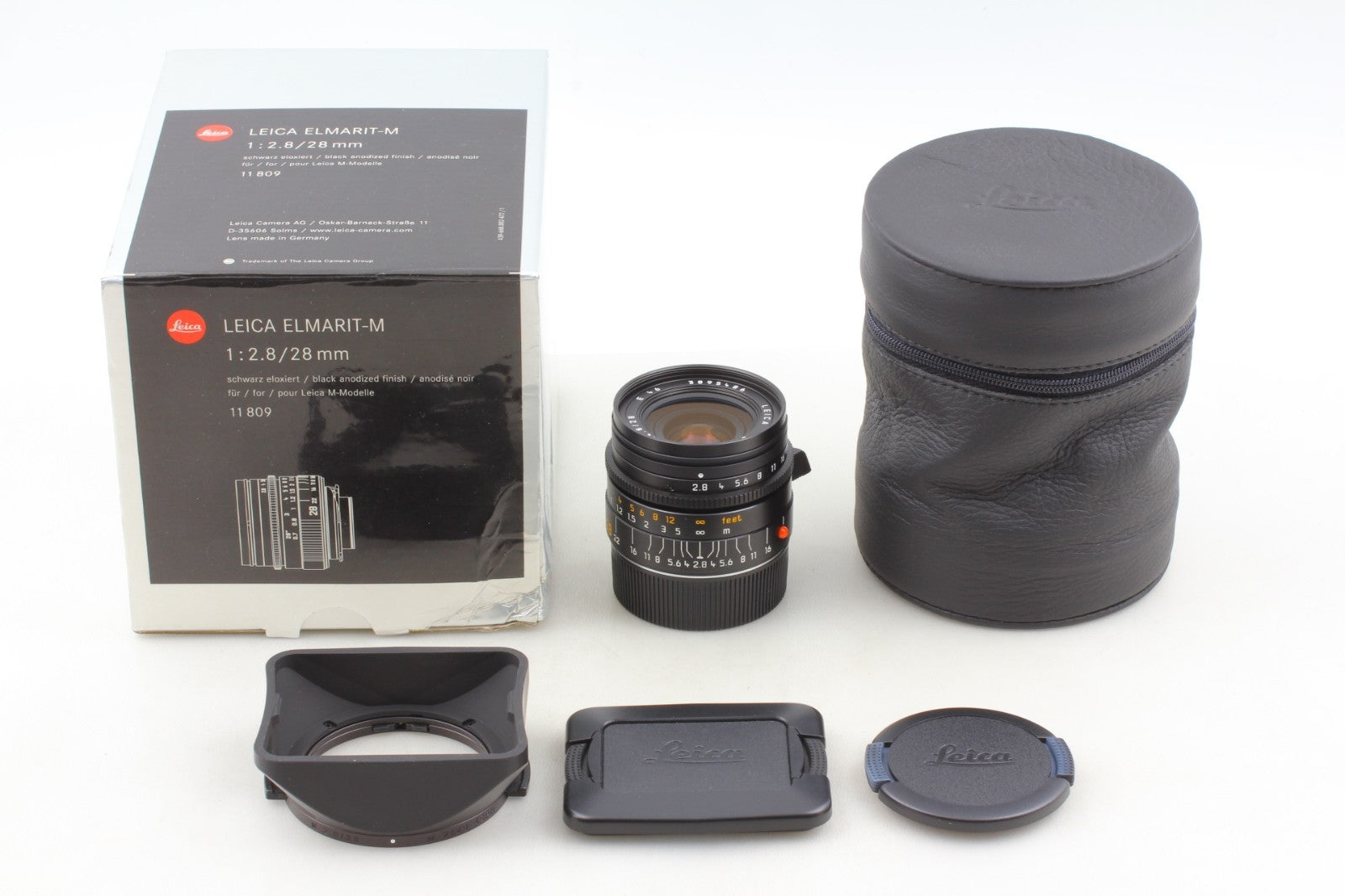 Elmarit M28mm f2.8 4th E46 11809 箱付き ALMOST UNUSED w/ Box