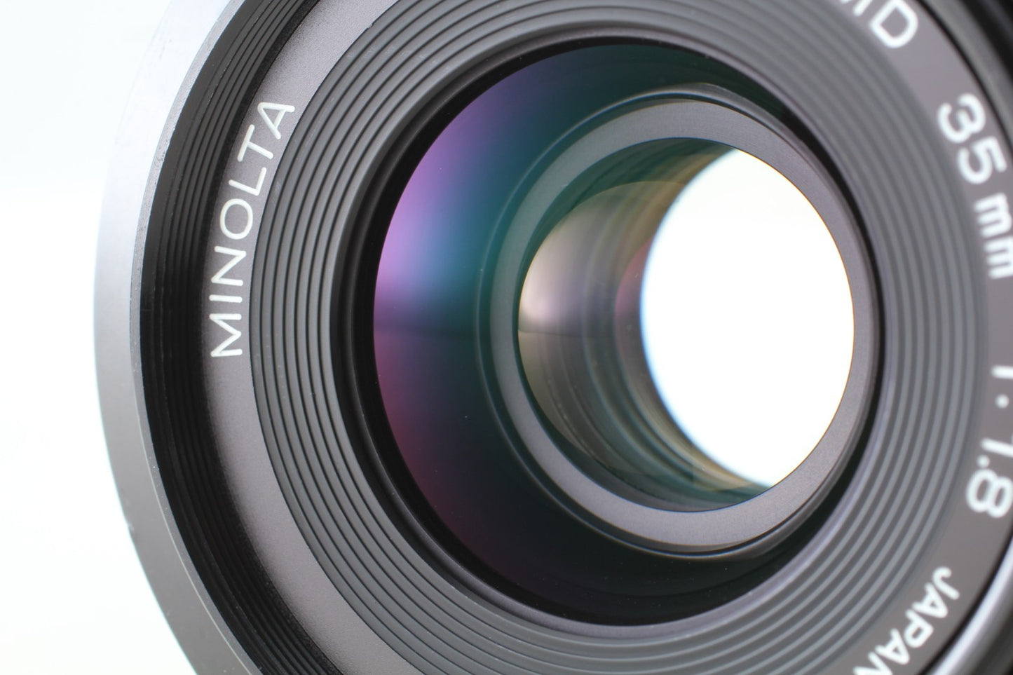"Near Mint+++ w/ Hood Case" Minolta MD 35mm F1.8 Wide Angle MF Lens From JAPAN