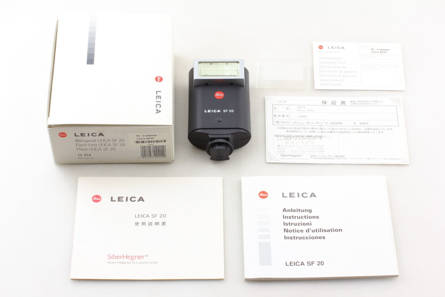 "Almost Unused w/ Box" Leica SF 20 Shoe Mount Flash 14414 For M6 TTL M7 R8 JAPAN