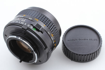 "Mint+++ w/ Box" MINOLTA New MD 50mm f/1.7 Standard MF Prime Lens MD Mount JAPAN