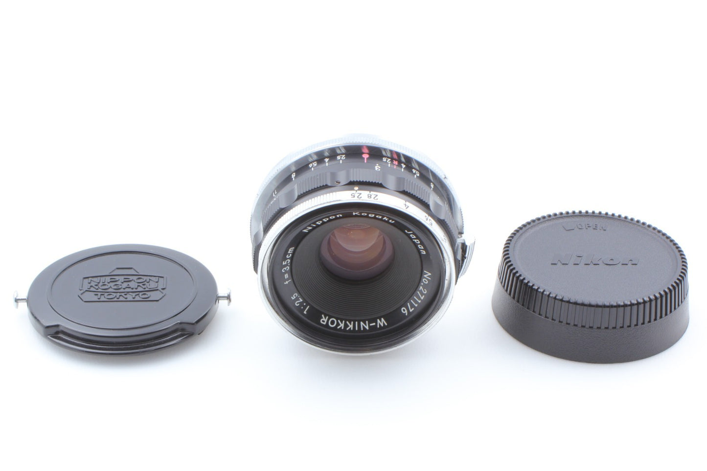 Late "Mint+++" Nikon W-Nikkor 3.5cm 35mm f/2.5 Lens Black for S Mount From JAPAN
