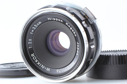 Late "MINT+++" Nikon W-Nikkor 3.5cm 35mm f/2.5 Lens Black for S Mount From JAPAN