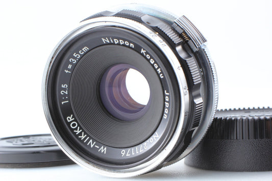 Late "MINT+++" Nikon W-Nikkor 3.5cm 35mm f/2.5 Lens Black for S Mount From JAPAN