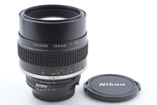 Late "Almost Unused" Nikon Ai-s Nikkor 105mm f/1.8 MF Lens For FM2 F3 From JAPAN