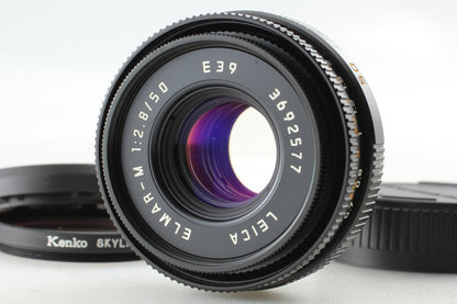 "Near Mint+++" Leica Elmar-M 50mm F/2.8 E39 Black Lens Leica M Mount From JAPAN
