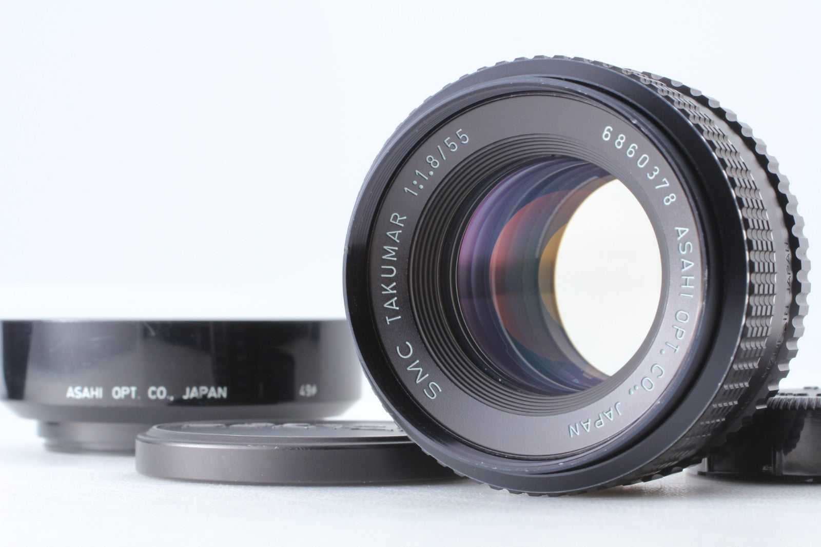 "Top Mint+++ w/ Hood" Pentax SMC Takumar 55mm f/1.8  MF Lens M42 Mount JAPAN