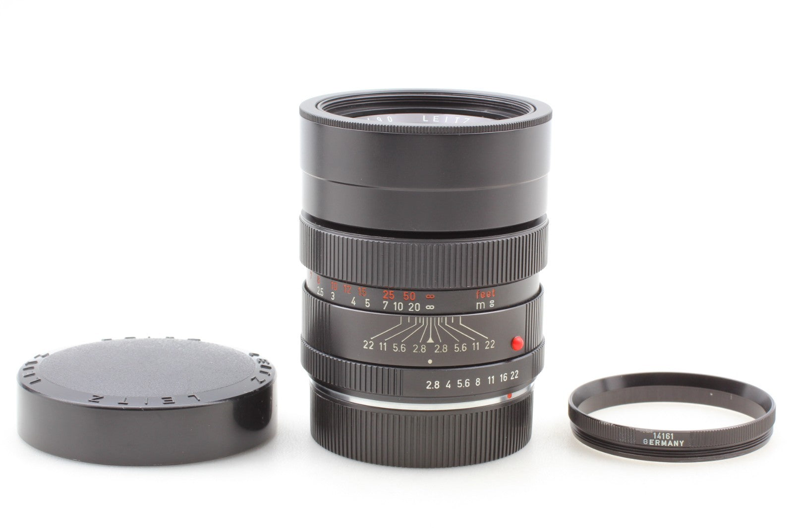 Rare Red Feet "MINT+++" Leica ELMARIT-R 90mm f/2.8 3 Cam Portrait Lens JAPAN