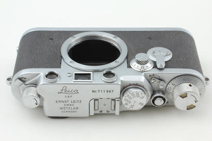 Red Dial Self Timer "Top Mint+++" Leica IIIf Rangefinder 35mm Film Camera JAPAN