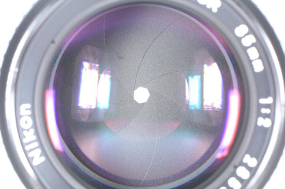 "Mint+++" Nikon Ai-s Ais Nikkor 85mm f/2 Portrait MF Manual Lens From JAPAN