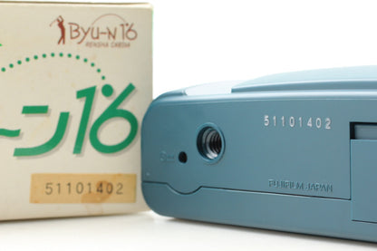"Unused w/ Box" Fujifilm Fuji Rensha Cardia Byu-n 16 35mm Film Camera From JAPAN
