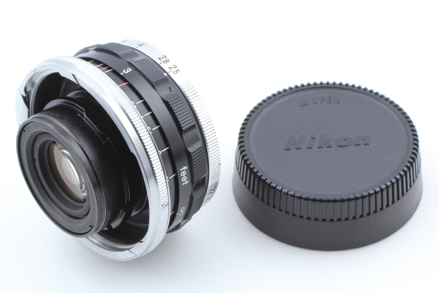 Late "Mint+++" Nikon W-Nikkor 3.5cm 35mm f/2.5 Lens Black for S Mount From JAPAN