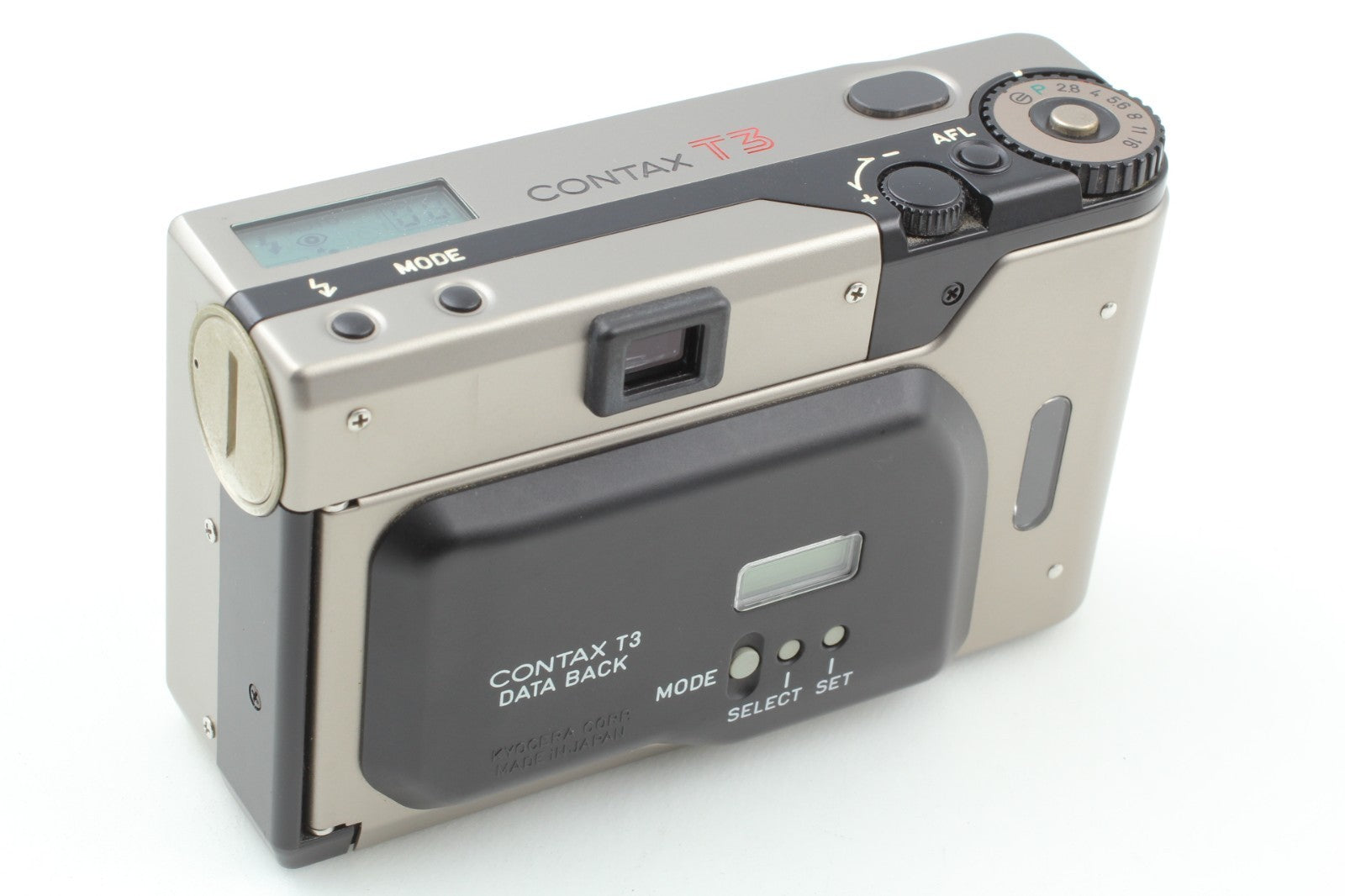 Contax T3 D Titan Silver Compact 35mm Film Camera 