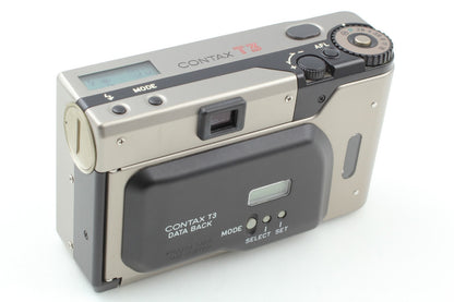 "Near Mint+++" Contax T3 D Titan Silver Compact 35mm Film Camera From JAPAN