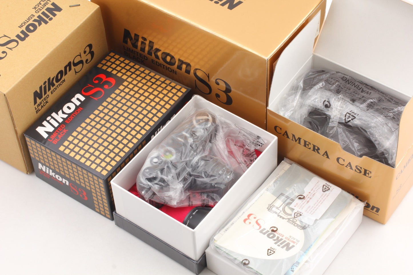 "Unused w/ Box" Nikon S3 Limited Edition Black Camera Nikkor-S 50mm f1.4 Lens JP
