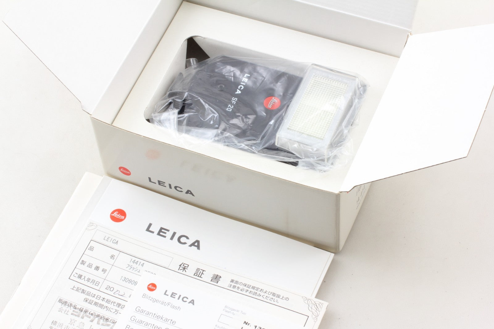 "Almost Unused w/ Box" Leica SF 20 Shoe Mount Flash 14414 For M6 TTL M7 R8 JAPAN