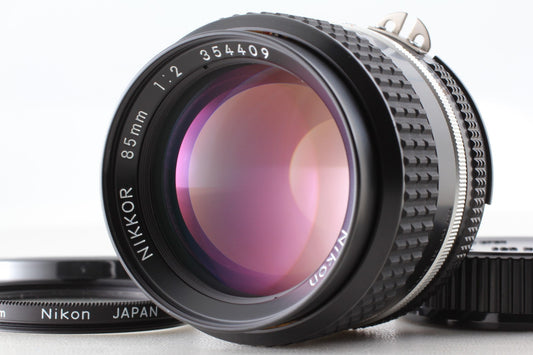 "UNUSED" Nikon Ai-s Nikkor 85mm f/2 Portrait Lens for FM2 F3 From JAPAN #5126