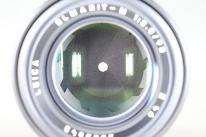 "TOP MINT+++ w/ Case" Leica Elmarit-M 90mm f/2.8 Black M Mount E46 Lens JAPAN